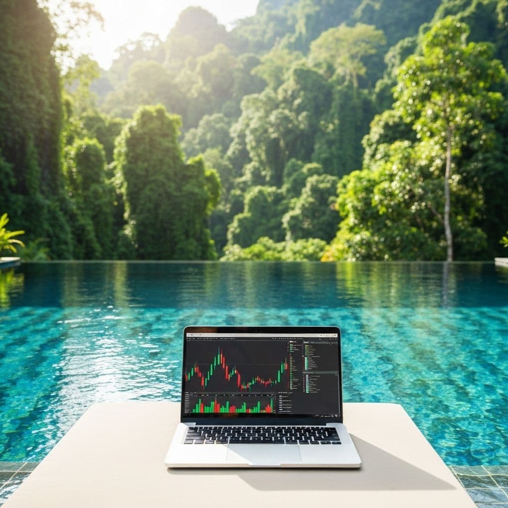 Trading from paradise